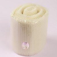 Лента с имитацией жемчуга, 12 см, 9 ± 1 м, цвет жемчужный Лента с имитацией жемчуга, 12 см, 9 ± 1 м, цвет жемчужный