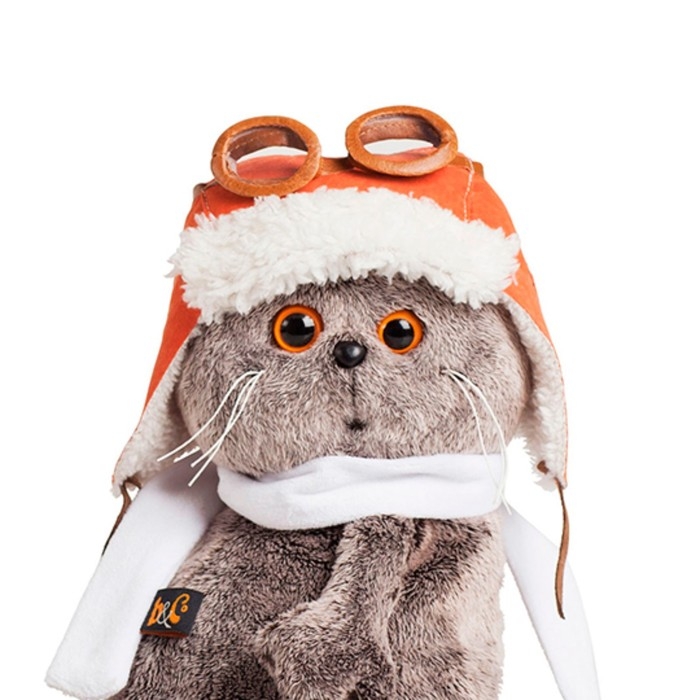 Мягкая игрушка &laquo;Басик в шлеме и шарфе&raquo;, 19 см