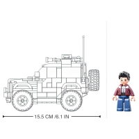 Конструктор внедорожник &laquo;Сафари&raquo; Sluban Модельки, 302 детали, 6+