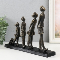 Сувенир полистоун "Весёлая компания" под металл 30,4х6х22,6 см Сувенир полистоун "Весёлая компания" под металл 30,4х6х22,6 см