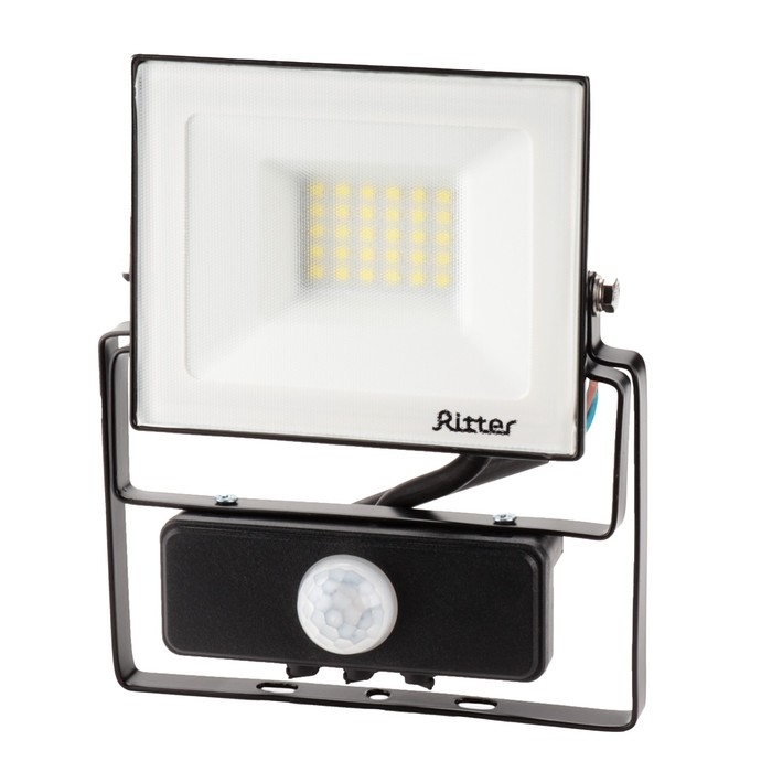 Прожектор светод, PROFI 230В 30Вт 6500К 3000Лм IP65 с датч движ черн, гарантия 5 лет 53421 5 Прожектор светод, PROFI 230В 30Вт 6500К 3000Лм IP65 с датч движ черн, гарантия 5 лет 53421 5