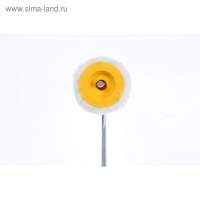 Валик ТУНДРА, искусственный мех, 140 мм, рукоятка d=6 мм, D=42 мм, ворс 12 мм Валик ТУНДРА, искусственный мех, 140 мм, рукоятка d=6 мм, D=42 мм, ворс 12 мм