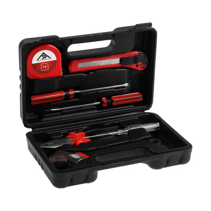 Набор инструментов в кейсе ЛОМ, универсальный, 7 предметов Набор инструментов в кейсе ЛОМ, универсальный, 7 предметов