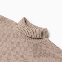 Джемпер вязаный женский MINAKU: Knitwear collection цвет бежевый, р-р 50-52 Джемпер вязаный женский MINAKU: Knitwear collection цвет бежевый, р-р 50-52