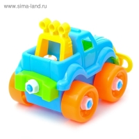 Конструктор для малышей &laquo;Джип&raquo;, 22 детали, цвета МИКС