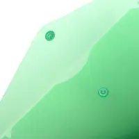 Папка-конверт на кнопке А5, 150 мкм, Calligrata Standard, прозрачная, зеленая