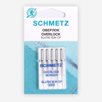 Иглы для плоскошовных и оверлок машин, для джерси, №65, 5 шт