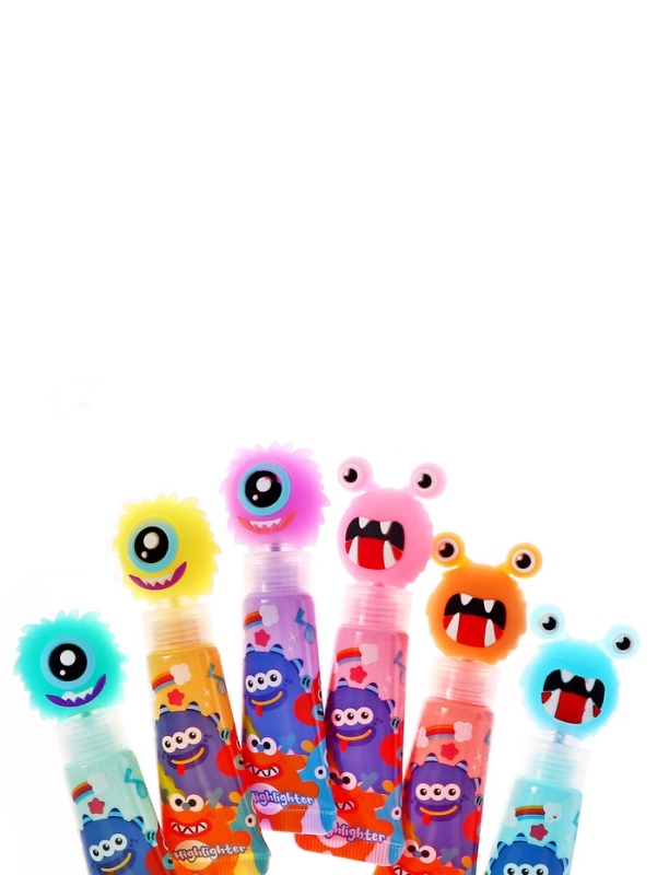 Маркер-текстовыделитель Монстрик МИКС (штрихкод на штуке)