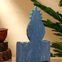 Календарь настольный &laquo;Ананас&raquo;, 10.5&times;5.5&times;19.5 см, дерево, сине-зелёный