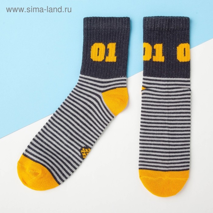 Носки детские KAFTAN "01" размер 16-18, цвет синий