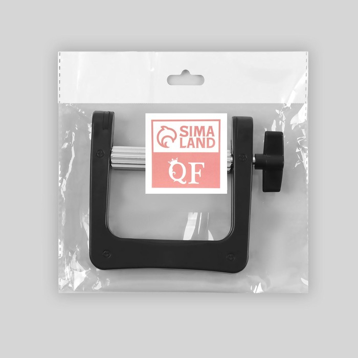 Выжиматель тюбика для краски, 10,5 &times; 12 см, цвет чёрный