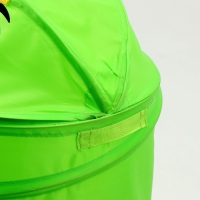 Корзина для хранения игрушек &laquo;Динозаврик&raquo; с ручками и крышкой, 55 х 33 х 33 см, зелёная