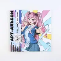 Раскраска-антистресс &laquo;Мир Аниме&raquo;