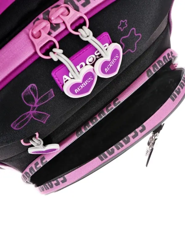 Рюкзак школьный эргоном.спинка Across 194 37*28*12 дев + пен, меш, папка 25-369-7