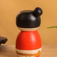 Деревянная кукла кокеши "Харуко" 9х9х17 см