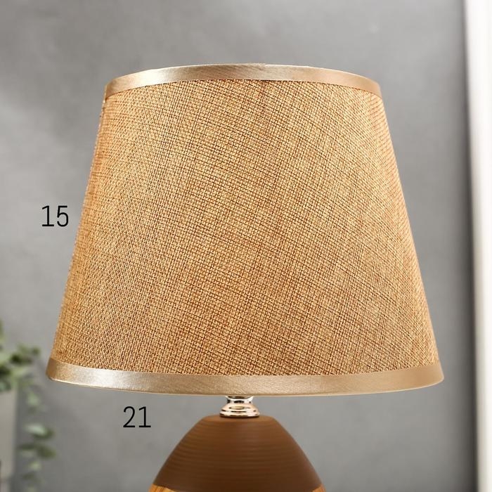 Лампа настольная 16305/1BR E14 40 Вт светлое дерево 20&times;20&times;31 см