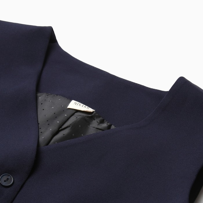 Жилет для девочки MINAKU, цвет синий, рост 128 см