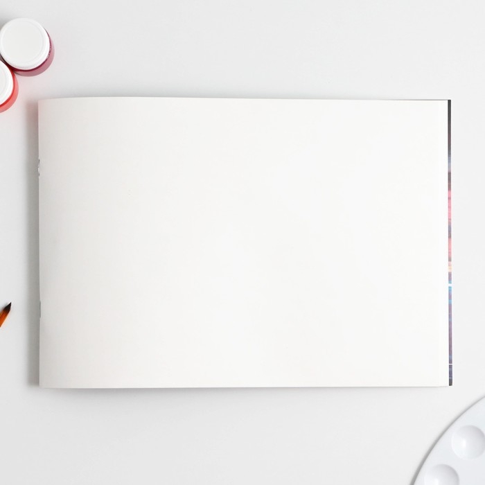 Альбом для рисования 40 листов А4 на скрепке &laquo;1 сентября: Краски&raquo; обложка 160 г/м2, бумага 100 г/м2.