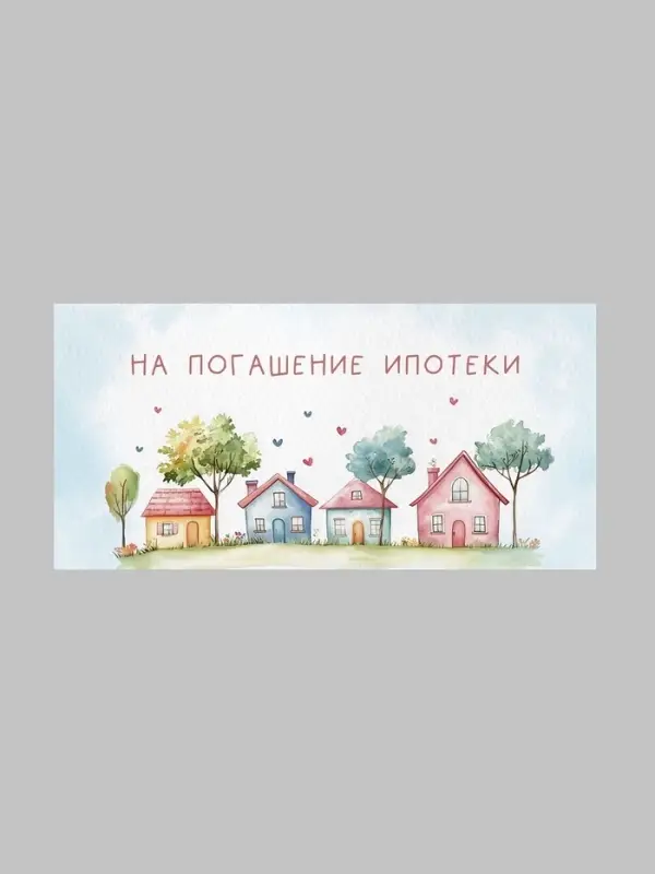 Конверт для денег &laquo;Дом&raquo;, 16,5 &times; 8 см