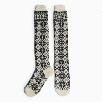 Получулки женские шерстяные &laquo;Снежинка&raquo;, цвет белый, размер 25