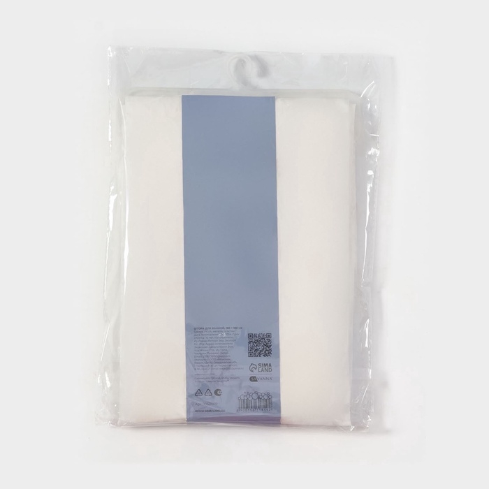 Штора для ванной &laquo;Цветочный вальс&raquo;, с люверсами, с утяжелителями, PEVA ароматизированная, 180&times;180 см, белая