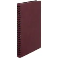 Ежедневник Spring Urban на заказ, недатированный, бордовый