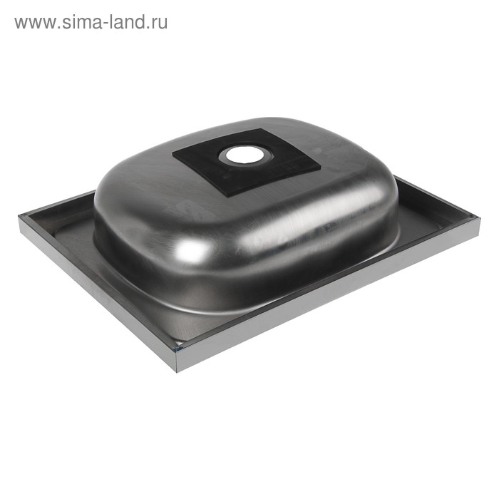 Мойка кухонная Мойка кухонная "Владикс", накладная, без сифона, 50х40 см, нержавеющая сталь 0.4 мм