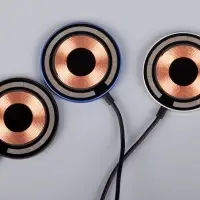 Магнитное зарядное устройство Cooper Rond, 15 Вт, серебристое