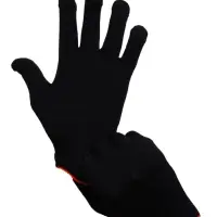 Перчатки рабочие, хб, вязка 7 класс, 5 нитей, размер 9, без покрытия, чёрные