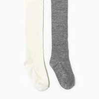 Набор детских колготок KAFTAN BASIC Melange 92-98 см, молочн/сер Набор детских колготок KAFTAN BASIC Melange 92-98 см, молочн/сер