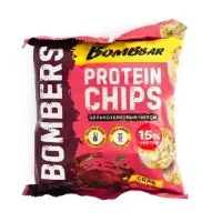 Чипсы "BOMBBAR" цельнозерновые протеиновые со вкусом "Краб", 50 г
