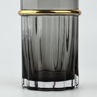 Ваза для цветов &laquo;Тренди&raquo; из черного стекла 24&times;11&times;11 см