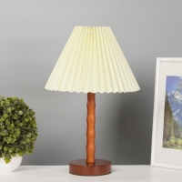 Лампа настольная BayerLux ЭКО "Бамбук" 1х40Вт Е27 коричневый/беж. 27х27х40см