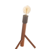 Лампа настольная BayerLux ЭКО "Рокет" 1х40Вт Е27 коричневый 15х17х26см