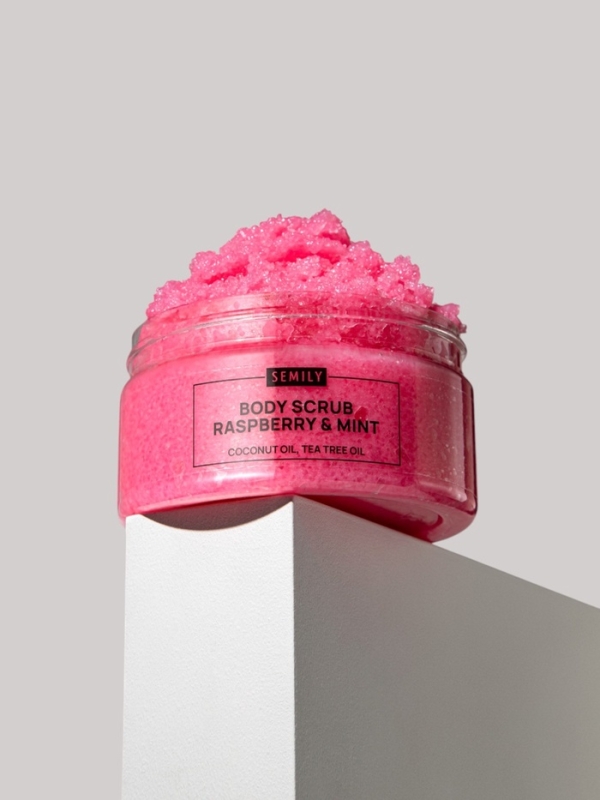 Скраб для тела Semily с малиной и мятой, 300 мл
