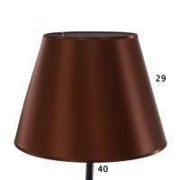 Торшер "Патрисиа" 1х15Вт Е27 со столиком черный/коричневый 40х40х157см Торшер "Патрисиа" 1х15Вт Е27 со столиком черный/коричневый 40х40х157см