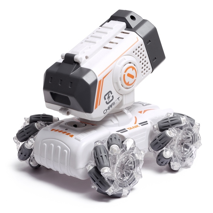 Машинка радиоуправляемая &laquo;Танк&raquo;, аккумулятор, на пульте управления, стрельба: мыльные пузыри