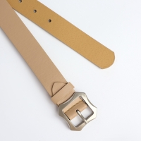 Ремень женский, ширина 2,5 см, винт, пряжка металл, цвет бежевый Ремень женский, ширина 2,5 см, винт, пряжка металл, цвет бежевый