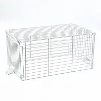 Клетка усиленная для кроликов, 60 х 36 х 40 см, серая