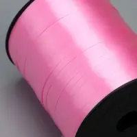 Лента для декора и подарков, розовый, 0,5 см х 500 м