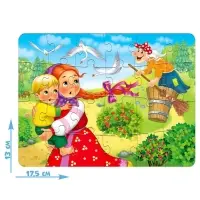 Пазл детские сказки &laquo;Гуси - лебеди&raquo;, 24 элемента