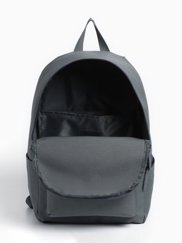 Рюкзак спортивный на молнии, размер универсальный, цвет серый