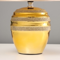 Настольная лампа "Сервантос" Е14 40Вт золото 22х22х34см