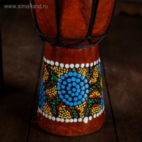 Сувенирный музыкальный инструмент "Барабан Джембе Цветочный узор" 11x11x20 см МИКС Сувенирный музыкальный инструмент "Барабан Джембе Цветочный узор" 11x11x20 см МИКС