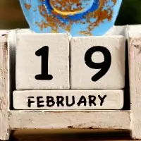 Календарь настольный &laquo;Ракушка&raquo;, 7&times;4&times;9 см, дерево, синий