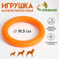 Кольцо-снаряд из EVA, плавающее, 19,5 см, оранжевое Кольцо-снаряд из EVA, плавающее, 19,5 см, оранжевое