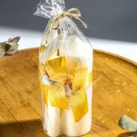 Свечи свадебные "Пышный" набор 3 шт (16 см + 2 шт по 18 см), золотистый