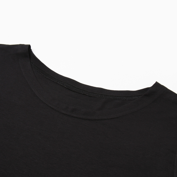 Майка женская MINAKU: Basic line цвет черный, р-р 42 Майка женская MINAKU: Basic line цвет черный, р-р 42