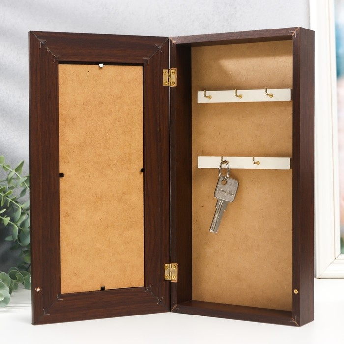 Ключница Ключница "Стайка" 16х31 см венге МИКС