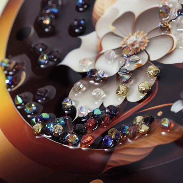 Картина акрил Картина акрил "Цветочная абстракция" 30х20 см